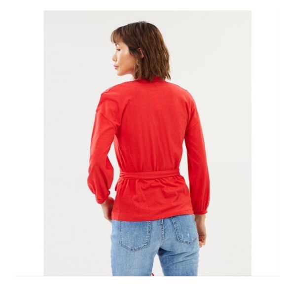 J.Crew long sleeve wrap top - Picture 2 of 11